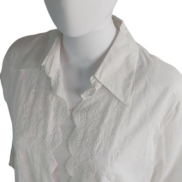 Solitaire Eyelet Embroidery Cotton 2 Piece Size Medium - Picture 5 of 16